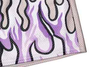 Men's Gym Mesh Shorts 5 Inch Inseam Double <b>Layer</b> 100% Polyester Solid Pattern Logo Hip-Hop Style Formal Breathable Anti-Wrinkle - Product Image 4