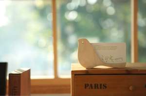 Soporte de tarjeta con diseño de pájaro, Decoración de mesa, soporte de tarjeta de Color marrón de madera, soportes de tarjeta modernos, suministros de boda y oficina - Product Image 4