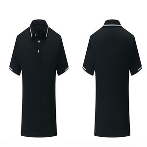 Alta calidad 100% algodón hombres para Polo camiseta personalizable 220 gramos patrón sólido Logo en blanco deportes Golf camisa de punto - Product Image 6