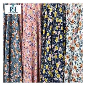 ชุดเดรสผ้าพิมพ์ลายสำหรับผู้หญิงผ้าสแปนเด็กซ์6% ผ้ายืดแบบกำหนดเองได้94% ผ้าโพลีเอสเตอร์ผ้าสแปนเด็กซ์สี่ทาง - Product Image 1