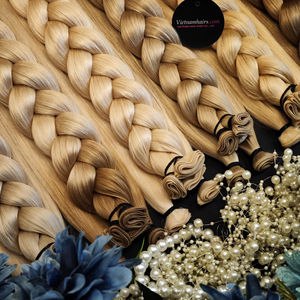 ผมต่อหนังแท้สำหรับผม100% เวียดนามแบบเต็มเกรดพรีเมี่ยมทำจากเวียดนาม - Product Image 1