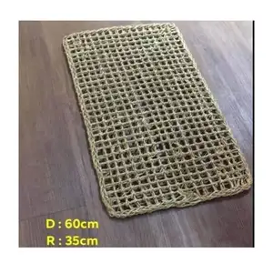 아시아 소박한 매력적인 해초 문 매트-새로운 마법의 디자인 카펫 깔개 매트 최고 판매 바닥 장식 100% 손으로 짠 매트