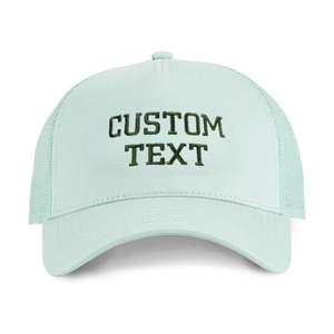 Bajo impuesto Fábrica de Vietnam 6 paneles Poliéster Sombreros de camionero Cierre Snapback Logotipo bordado personalizado Ligero Transpirable Secado rápido - Product Image 2