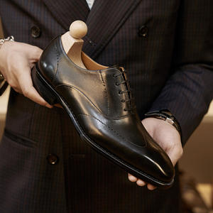 Zapatos Formales de Piel de Becerro de Lujo con Artesanía Hecha a Mano y Suaves para Bodas y Cenas de Gala para Hombre - Product Image 1