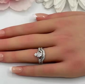 0,50 CT 14KT sólido Real diamante Vintage anillo 14KT chapado en oro laboratorio cultivado mejor regalo de cumpleaños para hombres India mayorista - Product Image 1