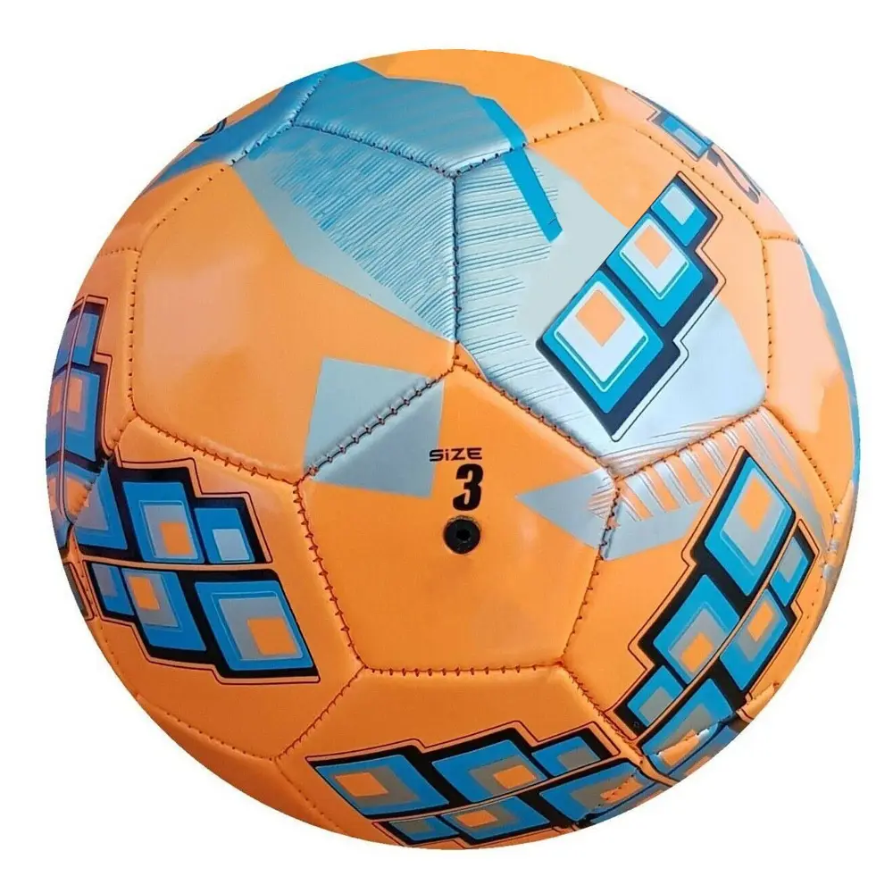 ลูกฟุตบอลลูกบอลหนัง PU สีส้ม3สีลูกบอลฝึกซ้อม