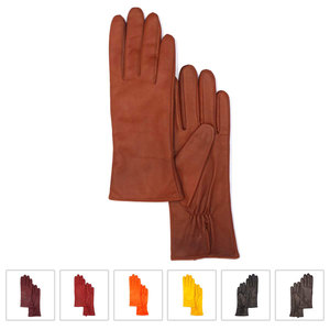 Gants en cuir tendance pour femmes, en cuir véritable, look décontracté, écran tactile, vêtements d'hiver, vêtements de rue, gants en cuir tendance - Product Image 2