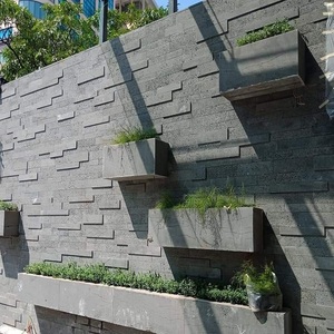 ของตกแต่งผนังหินปูนสีฟ้าโบราณพื้นผิวไม้ดีไซน์แบบดั้งเดิมหุ้มด้วยไม้รับประกันการใช้งานกลางแจ้งตลอดอายุการใช้งานแพ็คใหญ่จากเวียดนาม - Product Image 4