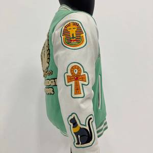 Veste universitaire de haute qualité, logo personnalisé, broderie, design, veste de baseball universitaire pour hommes, fabriquée au Pakistan - Product Image 6