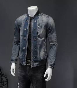 Nouveau modèle Vente en gros dernière vente chaude veste en jean fantaisie en coton pour hommes veste en jean pour hommes veste en jean pour hommes - Product Image 3