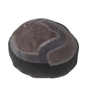 Perruque en cheveux naturels 100% humains, mono front lace, toupet, patchs, prothèse capillaire, Taz Hair BD, haute qualité - Product Image 6