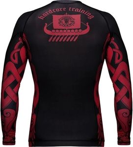 Camisa de compresión de alta calidad para hombre para deportes sublimación personalizada impresa Spandex secado rápido BJJ Rashguards largo transpirable - Product Image 3