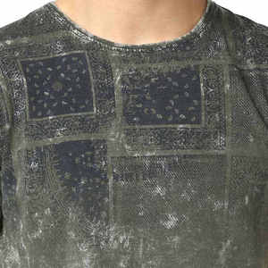 100% coton lavage à l'acide T-Shirt pour hommes surdimensionné grande taille Style Vintage conception graphique 180g tissu poids été en vrac Stock - Product Image 4