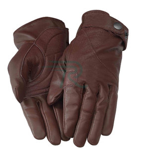Mens Leather <b>Gloves</b> Hot Selling Full <b>Finger</b> Thermal Touch Screen Ultra Thin Lined Outdoor Fashion Mens Leather <b>Gloves</b> - Product Image 4