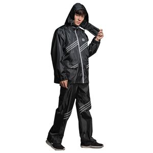 Poncho imperméable Manteau de pluie Polyester marque personnalisée ensemble de gros imperméable pour les motocyclistes - Product Image 4