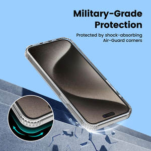 Ispessire 3 in1 magnetico <span class=keywords><strong>iPhone</strong></span> 15 Pro max <span class=keywords><strong>cover</strong></span> paraurti custodia anti shock e <span class=keywords><strong>iphone</strong></span> 15 pro max protezione dello schermo in vetro privacy - Product Image 3