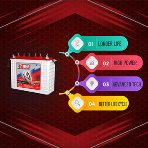 Batterie solaire au lithium 12VTT2600 260AHC20, durée de sauvegarde prolongée, capacité de charge rapide, cycle de vie élevé, conception à faible entretien - Product Image 3