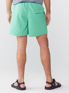 Pantalones cortos de playa de verano personalizados al por mayor para hombre, diseños de tabla de surf de poliéster empalmado a rayas, costura en cuatro direcciones, servicio OEM disponible - Product Image 6