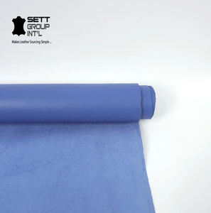 OEM Full Grain Cow Blue Color Hide1.1-1.3MM for Shoe Crafting Home Decor,Sewing Hobby Workshop Quality Leather Tooling,Trusted - Product Image 2
