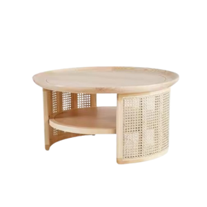 Mesa auxiliar de ratán, muebles artesanales de estilo moderno de alta calidad, tamaño personalizado de ratán, fabricante de Vietnam - Product Image 3