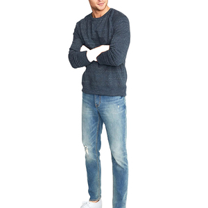 Sweat-shirt décontracté pour homme à manches longues en tissu doux, couleur unie, haute qualité, collection hiver 2026, thermique, col rond, coupe classique - Product Image 3