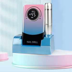 Janny Lime à ongles électrique rechargeable avec écran LCD à vitesse réglable, perceuse à ongles, 45000 tr/min, forme de stylo en ABS, portable, dissolvant 6 - Product Image 4