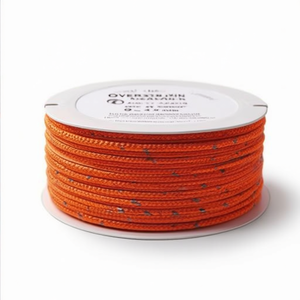 Corde de sécurité Overmann 50m orange réfléchissante en polyester de 8mm - Product Image 3