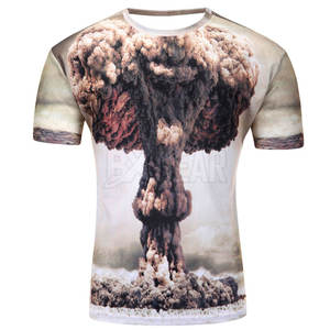 T-shirt pour homme imprimé par sublimation avec matériau léger, style à manches courtes, parfait pour les journées d'été décontractées - Product Image 1