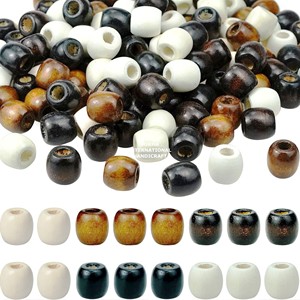 Cuentas de madera de color rectangular largo Cuentas de madera de colores personalizadas en forma y tamaño Entrega rápida desde la India - Product Image 4