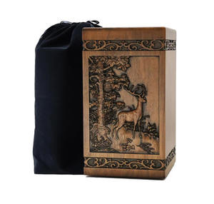 โกศไม้คุณภาพสูงสำหรับงานศพและฝังศพผู้ใหญ่ ผลิตด้วยมือ พร้อมโลโก้สั่งทำพิเศษ ในราคาประหยัด - Product Image 5