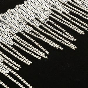 Camisetas de transferencia de diamantes de imitación personalizados para mujer, camiseta de calavera ostentosa con diamantes de imitación para entrenamiento en gimnasio, prendas de vestir ajustadas - Product Image 4