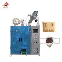 Machine automatique pneumatique de remplissage et de scellage de sachets de poudre de café filtre de 10g pour aliments, boissons et produits chimiques, haute précision, en plastique/papier