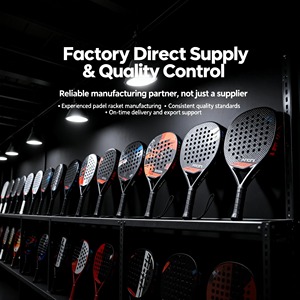 Raqueta de Pádel Profesional de Fibra de Carbono 12K 18K con Núcleo de EVA |   Pala de Pádel de Alto Rendimiento |   Raqueta de Pádel con Logotipo Personalizado OEM - Product Image 6