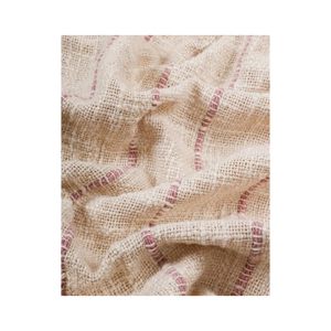 Plaid de canapé en mélange lin-acrylique tissé slub 70x90 pouces avec pompons, option certifiée OEKO-TEX pour les acheteurs soucieux de l'environnement - Product Image 4