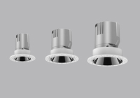 Anti-éblouissement Trimless Haute Qualité OEM Service En Aluminium Matériel Downlight Encastré Spot Downlight Plafond Led Spot Light