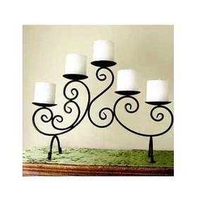 Candelabro hecho a mano para Celebración de Navidad, soporte de vela de pilar para Interior de casa y sala de estar, decoración del hogar - Product Image 3