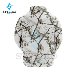 เสื้อฮู้ดดี้ล่าสัตว์แบบยูนิเซ็กซ์สั่งทำขายส่ง OEM พร้อมลายปัก ผ้าฟลีซ ทรงปกติ พิมพ์ลายแบบซับลิเมชั่นตามสั่ง - Product Image 4