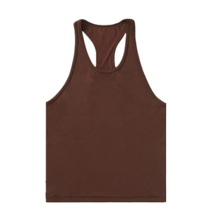 2025 nuevos hombres Casual transpirable elástico músculo chaleco Fitness correr sin mangas Top para gimnasio Cool camiseta diseño - Product Image 3