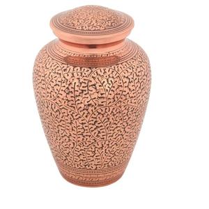 Urnas de cremación para adultos de latón de alta calidad con grabado completo, urnas funerarias de metal con acabado dorado y negro para cenizas humanas - Product Image 3