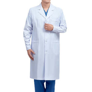 Veste de travail médicale pour hommes, tissu durable, manches longues, uniforme médical professionnel, fournisseur OEM ODM - Product Image 3