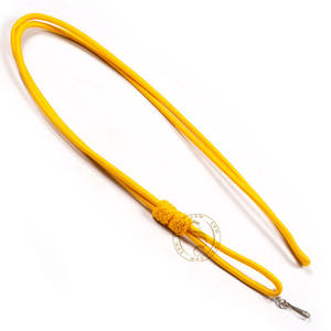 Lanière d'épaule tressée jaune soie régimentaire ruban de tissu de logo personnalisé pour uniformes de cérémonie - Product Image 5