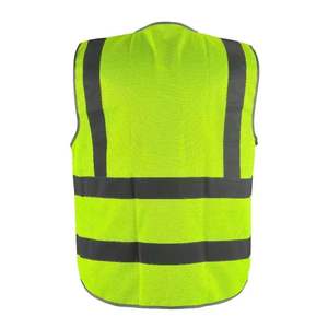 Gilet de sécurité réfléchissant de haute qualité, respirant, toutes couleurs, avec logo personnalisé imprimé sur toile, pour la construction hivernale - Product Image 2