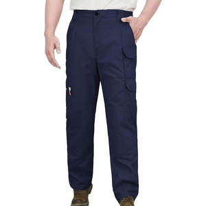 กางเกงทำงานขายาวสำหรับผู้ชายชุดทำงานแขนยาวผ้าโพลีเอสเตอร์กันไฟ - Product Image 6