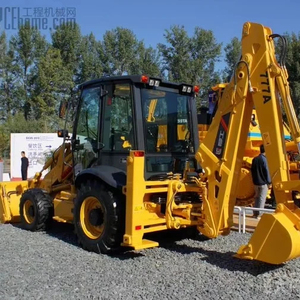 Retroexcavadora de buen rendimiento Liugong 777A con motor Cummins, excavadora frontal hecha en China, retroexcavadora - Product Image 1