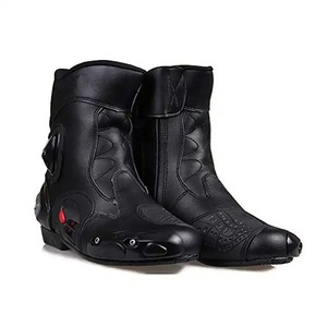 Chaussures de Moto de Meilleure Qualité à Bas Prix Nouvelles Bottes en Cuir de Course de Motard pour Hommes à Vendre Qualité supérieure - Product Image 1