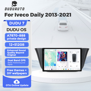 Hot New duduauto uis7870 tần số kép GPS xe đài phát thanh Android <span class=keywords><strong>media</strong></span> <span class=keywords><strong>player</strong></span> Xe-play cho iveco hàng ngày 2014 - 2020 tùy chỉnh - Product Image 5