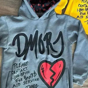 Style de rue en vrac quantité 100% coton fait hommes sweats à capuche personnalisé bas quantité minimale de commande meilleure qualité hommes sweats à capuche à vendre - Product Image 3