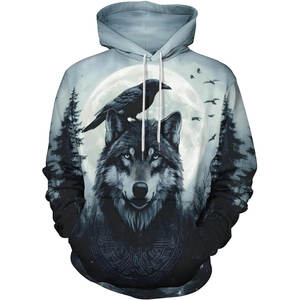 Sudaderas con Capucha Sublimadas para Hombre, Diseño Personalizado, Ropa Casual de Invierno, Venta al Por Mayor, Poliéster/Algodón de Alta Calidad, Secado Rápido y Transpirable - Product Image 3