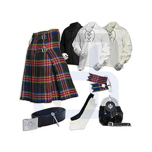 ชุดกระโปรงสก็อตทำจากวัสดุที่ดีที่สุดชุดกระโปรงสก็อตจากปากีสถาน - Product Image 5