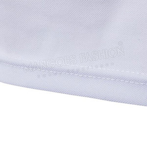 เสื้อเชิ้ตผู้ชายแบบสั่งทำพิเศษ ดีไซน์เรียบง่าย สีพื้น ผ้าฝ้ายผสมโพลีเอสเตอร์ ระบายอากาศได้ดี แห้งเร็ว แขนสั้น ทรงปกติ - Product Image 6